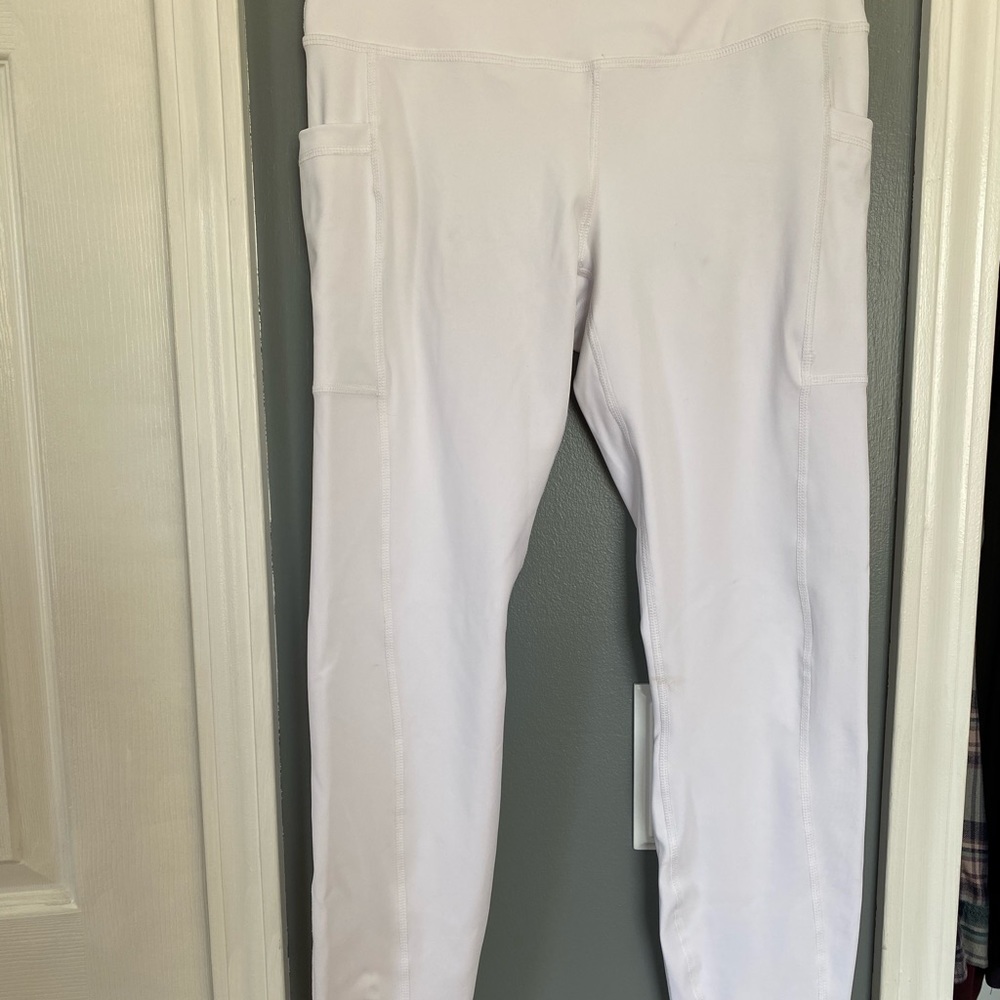 White leggings